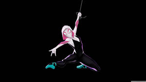 Spider Gwen Takes Action! Wallpaper