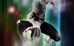 Spider-man 3 - Spider-man Swinging Through The City Wallpaper