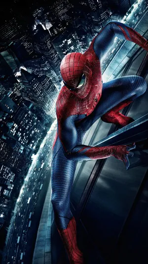 Spider Man Building Wall Mobile Wallpaper