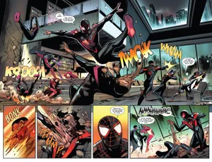 Spider Man Clone Saga Battle Wallpaper