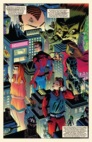 Spider Man Clone Saga Comic Panel Wallpaper