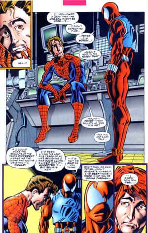Spider Man Clone Saga Conversation Wallpaper