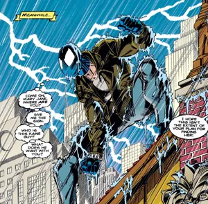 Spider Man Clone Saga Snowy Rooftop Wallpaper