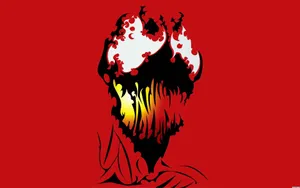 Spider-man Facing Carnage In An Epic Showdown Wallpaper