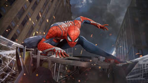 Spider - Man In The City Wallpaper