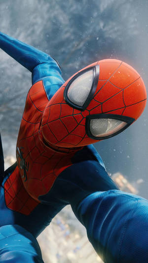 Spider Man Mask Mobile Wallpaper