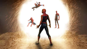 Spider Man Multiverse Portal Wallpaper