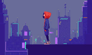 Spider Man Pixel Art Wallpaper