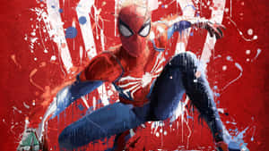 Spider Man Ps4 4k Fierce Video Game Poster Wallpaper