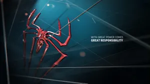 Spider Man Red Logo 4k Wallpaper