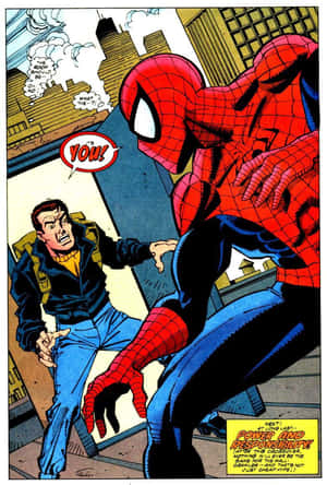 Spider Man Revelation Comic Panel Wallpaper