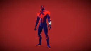 Spider Man2099 Red Background Wallpaper