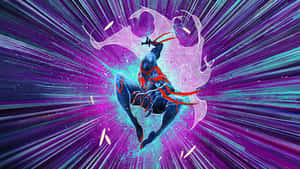 Spider Man2099 Space Time Vortex Wallpaper
