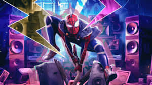 Spider Punk Rock Vibes Wallpaper