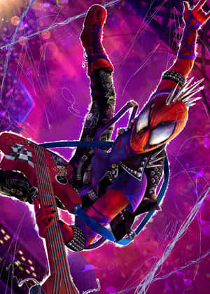 Spider Punk Rocking Out.jpg Wallpaper