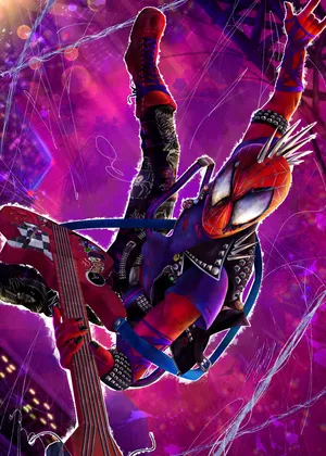 Spider Punk Rocking Out.jpg Wallpaper