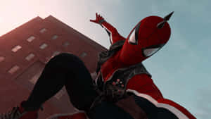 Spider Punk Rooftop Pose.jpg Wallpaper