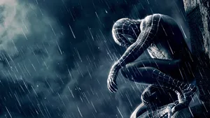 Spiderman 1366x768 Sad Wallpaper