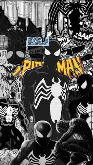 Spiderman Collage Artwork Wallpaper