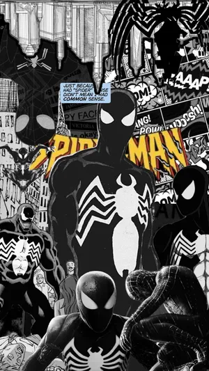 Spiderman Collage Artwork Wallpaper