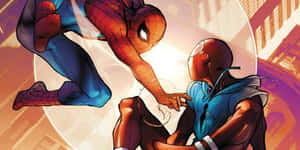 Spiderman_ Meets_ Clone_ Saga_ Character Wallpaper
