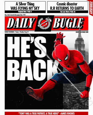 Spiderman Returns Daily Bugle Cover Wallpaper