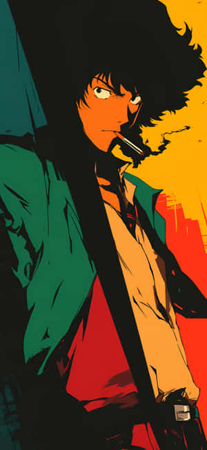 Spike_ Spiegel_ Cowboy_ Bebop_ Vector_ Art Wallpaper