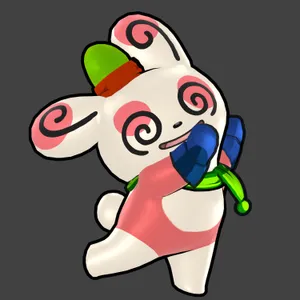 Spinda Wearing Winter Gear Wallpaper