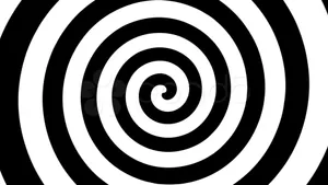Spiral Black And White Optical Art Wallpaper