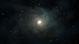 Spiral Galaxy In Universe Wallpaper