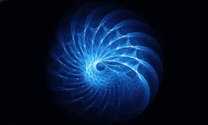 Spiral Neon Art Wallpaper