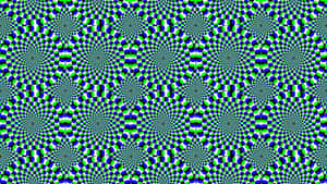 Spiral Of Colors In Optical Illusion Wallpaper