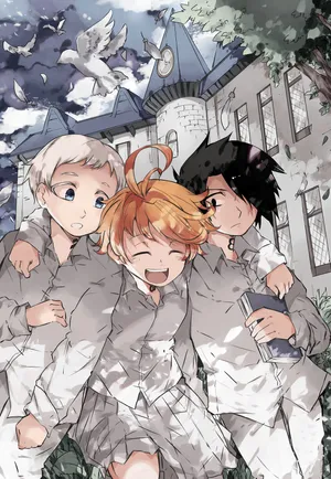 Spirited Emma From The Promised Neverland Wallpaper