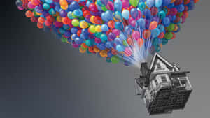 Splash Photography Of Carl's House In Up Movie Wallpaper