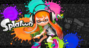 Splatoon 2 Action-packed Battle Scene Wallpaper