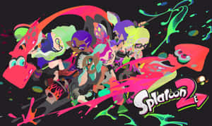 Splatoon 2 Characters On The Battlefield Wallpaper