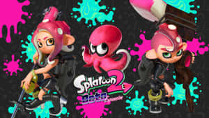 Splatoon 2 - Inktopolis Battle Scene Wallpaper