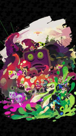 Splatoon3_ Artwork_ Battle_ Chaos Wallpaper