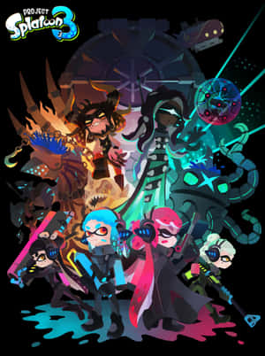 Splatoon3 Character Showcase Artwork Wallpaper