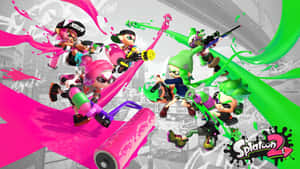 Splatoon3 Ink Battle Action Wallpaper