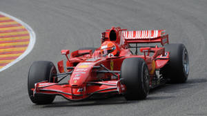 Splendid Turning Michael Schumacher Wallpaper