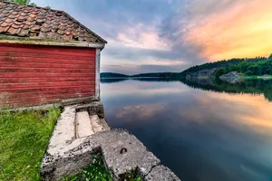 Splendid View Of The Sarpsborg Cityscape Wallpaper