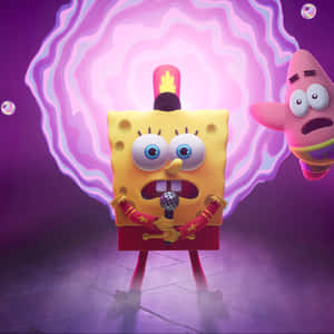 Sponge Bob Concert Performance Wallpaper