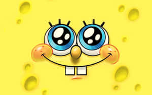 Spongebob Brings His Signature Grin And Enthusiasm To Your Home Wallpaper