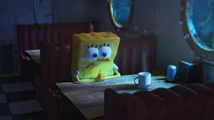 Spongebob Crying In Despair Wallpaper