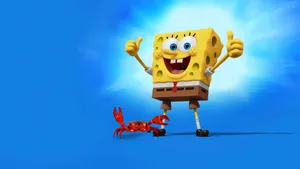 Spongebob Pfp Thumbs Up Wallpaper
