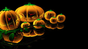 Spooky 3d Halloween Scene Wallpaper