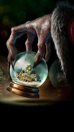 Spooky Christmas Snow Globe Wallpaper