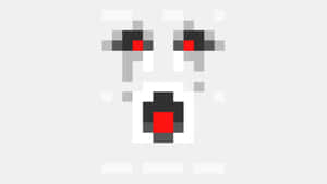 Spooky Ghast Floating In The Netherzone Of Minecraft Wallpaper