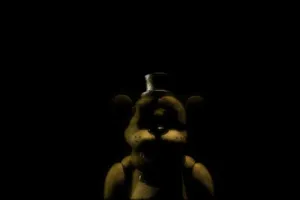 Spooky Golden Freddy From Five Nights At Freddy's Wallpaper